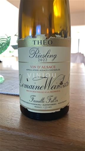 Alsacia Grand Cru Domaine Weinbach Théo 2022