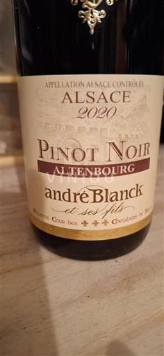 Alsace André Blanck Altenbourg 2020
