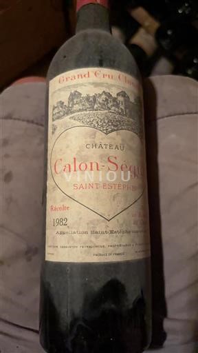 Burdeos Saint-Estèphe Grand Cru Château Calon-Ségur 1982
