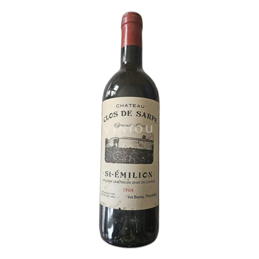 Bordeaux Saint-Émilion Grand Cru Chateau Clos de Sarpe 1964