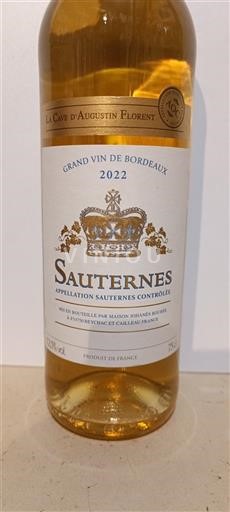 Burdeos Sauternes La Cave Augustin Florent 2022