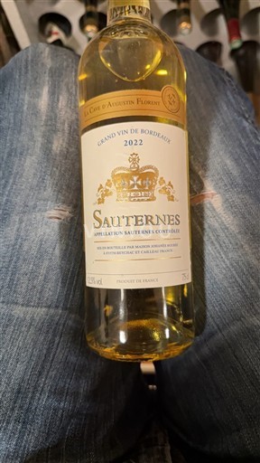 Burdeos Sauternes La Cave Augustin Florent 2022