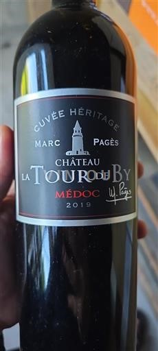 Bordeaux Médoc Château La Tour de By Héritage 2019