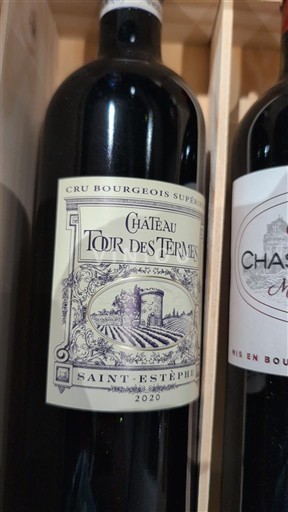 Bordeaux Saint-Estèphe Cru Bourgeois Supérieur Château Tour des Termes 2020