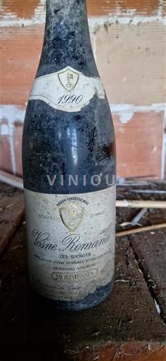 Burgundy Vosne-Romanée Premier Cru Mommessin Les Suchots 1990
