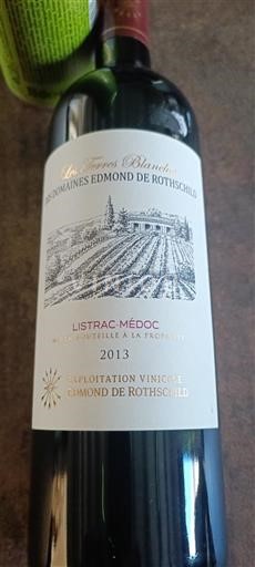 Bordeaux Listrac-Médoc Domaine Des s Edmond de Rothschild Les Terres Blanches 2013
