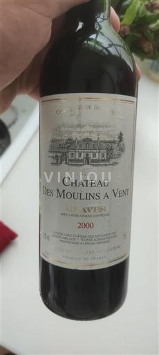 Bordeaux Graves Château Des Moulins A Vent 2000