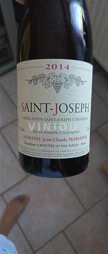 Rhône-dalen Saint-Joseph Domaine Jean-Claude Marsanne 2014