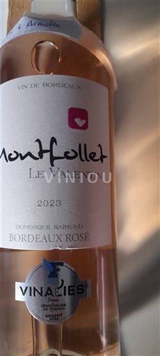 Bordeaux Bordeaux rosé Montfollet Le Valentin 2023