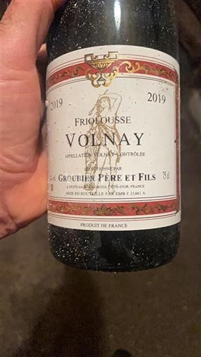 Borgoña Volnay Groubier Père et Fils Friquousse 2019