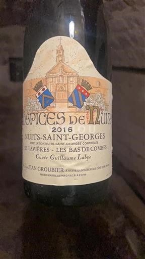 Bourgondië Nuits-saint-georges Premier Cru Hospices de Nuits Guillaume Labye 2016