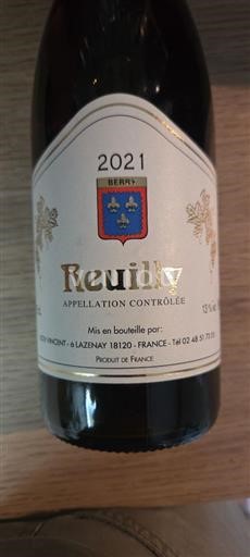 Loire Valley Reuilly Scev Vincent 2021