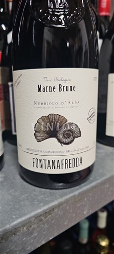 Piedmont Wines Nebbiolo d'Alba Fontanafredda Marne Brune 2023