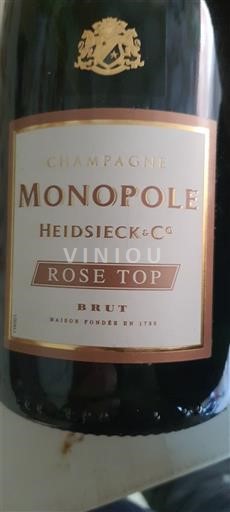 Champaña Champán Heidsieck & C° Monopole Rosé Top Sin añada
