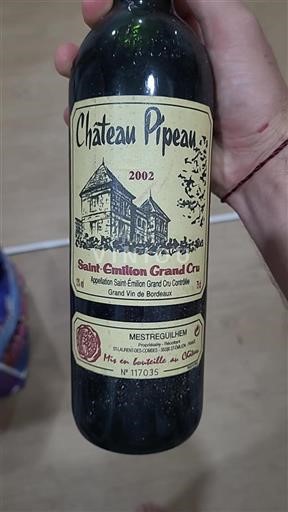 Bordeaux Saint-Émilion Grand Cru Grand Cru Château Pipeau 2002