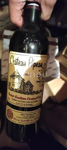 Burdeos Saint-Émilion Gran Cru Grand Cru Château Pipeau 2002