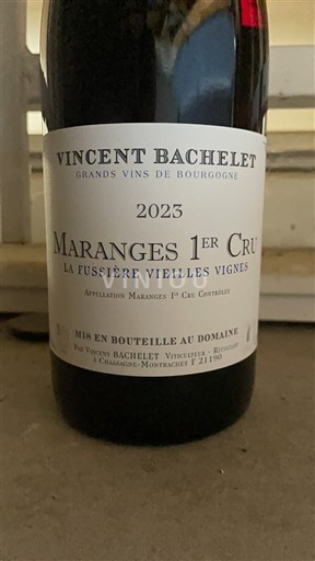 Borgonha Não especificado Premier Cru Vincent Bachelet La Fussière Vieilles Vignes 2023