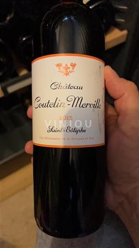 Bordeaux Saint-Estèphe Cru Bourgeois Coutelin-Merville 2015