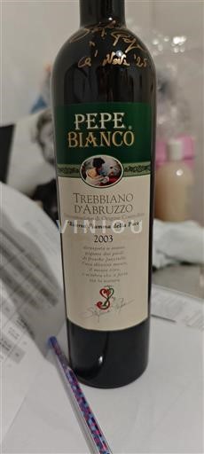 Abruzzo Trebbiano d'Abruzzo Stefania Pepe Riserva Fiamma della Pace 2003