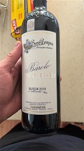Piedmont Wines Barolo Sergio Barale Bussia 2019