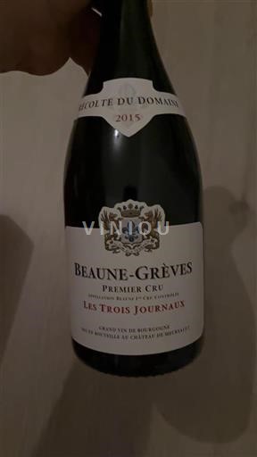 Bourgogne Ikke specificeret Premier Cru Château Meursault Les Trois Journaux 2015