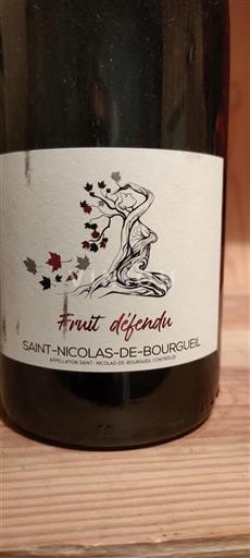 Dolina Loare Saint-Nicolas-De-Bourgueil Fruit défendu 2019