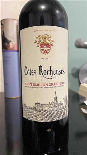 Burdeos Saint-Émilion Grand Cru Côtes Rocheuses 2021