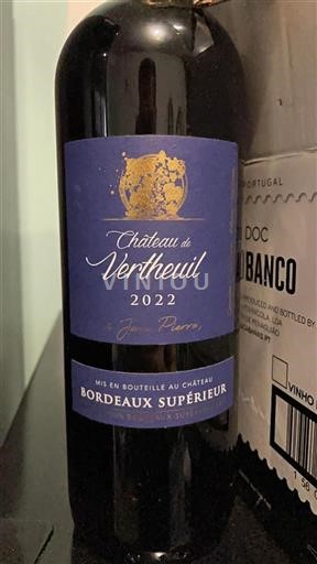 Bordeaux Bordeaux Supérieur Château Vertheuil 2022