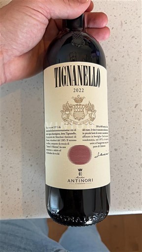 Toskánsko Nespecifikováno Antinori Tignanello 2022