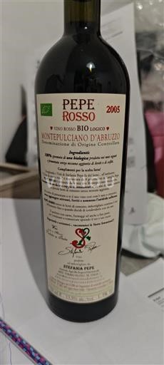 Abruzzerna Montepulciano d'Abruzzo Stefania Pepe Pepe Rosso 2005