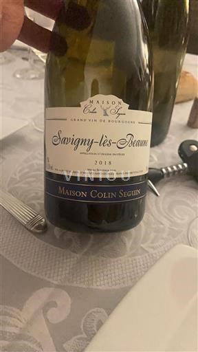 Bourgogne Savigny-lès-Beaune Maison Colin Seguin 2018
