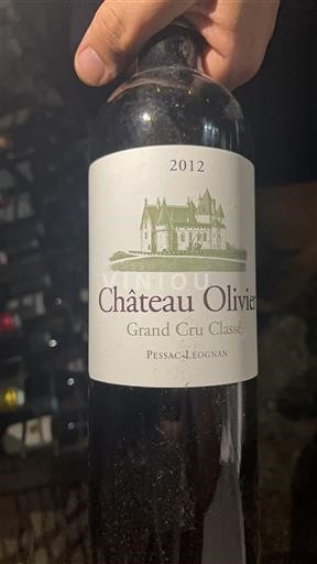 Bordeaux Pessac-Léognan Grand Cru Classé Château Olivier 2012