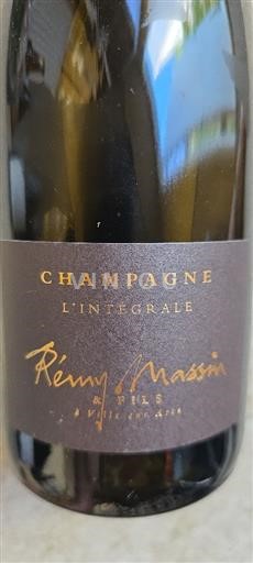 Champagne Rémy Massin et Fils L'Intégrale 2019