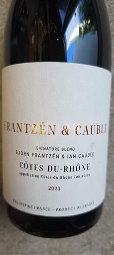 Rhônen laakso Côtes-du-rhône Frantzén & Cauble Signature Blend 2023