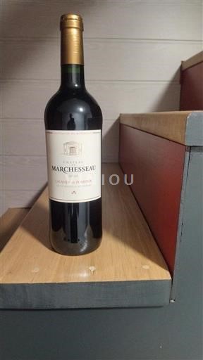 Vin Rouge sec Château Marchesseau 2020 France Bordeaux Lalande-de-pomerol AOC