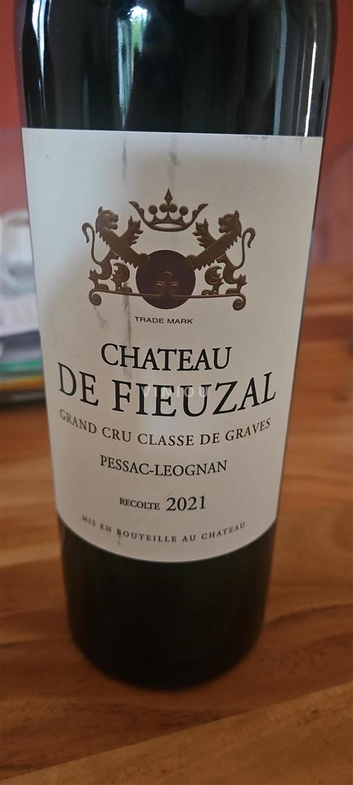 Bordeaux Pessac-Léognan Grand Cru Château Fieuzal 2021