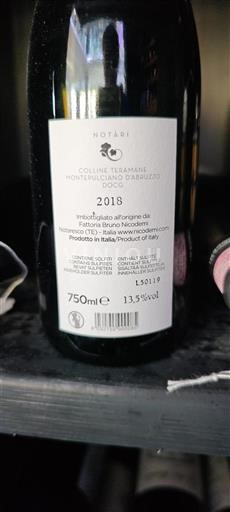 Abruzzerna Ospecificerad Fattoria Bruno Nicodemi Notàri 2018