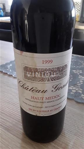 Bordeaux Haut-Médoc Château Gondeau 1999