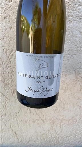 Burgundi Nuits-saint-georges Joseph Paget 2017