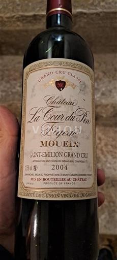 Bordeaux Saint-Émilion Grand Cru Grand Cru Château La Cour du Pin 2004
