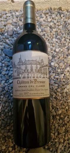 Bordeaux Saint-Émilion Grand Cru Château Pressac 2017