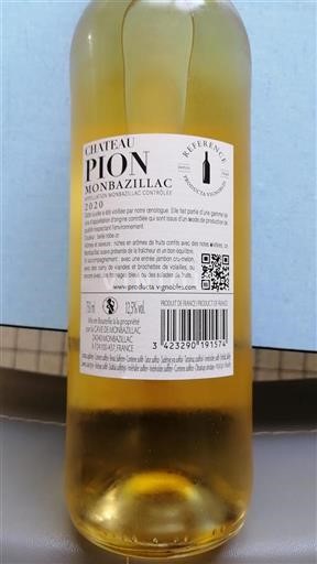 Zuidwest-Frankrijk Monbazillac Château Pion 2020