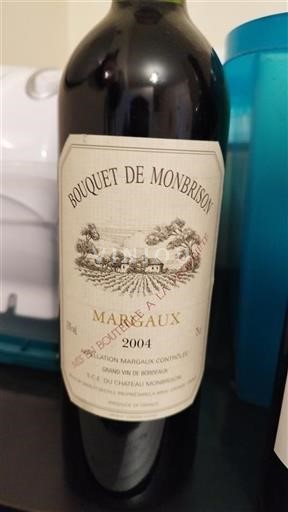 Bordéus Margaux Château Monbrison Bouquet de Monbrison 2004