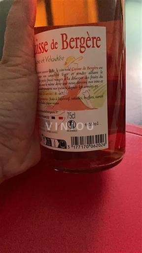 Loirevallei Rosé de Loire Maison de Bergère Veloutée Niet-geïntegreerd