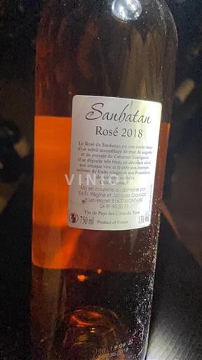 Südwestfrankreich Côtes du Tarn Domaine Sanbatan 2018