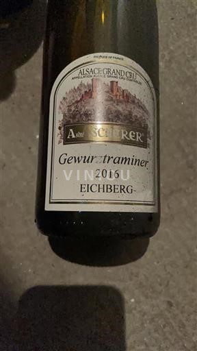 Alsace Alsace Grand Cru Grand Cru André Scherer Eichberg 2016