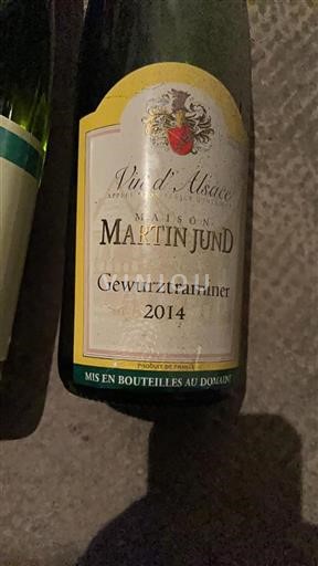 Alsace Grand Cru Maison Martin Jund 2014