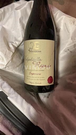 Venetien Valpolicella Ripasso Casa Giona Ripasso Superiore Ohne Jahrgang