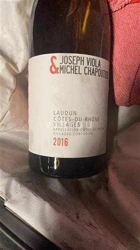 Rhônen laakso Määrittelemätön Joseph Viola & Michel Chapoutier 2016