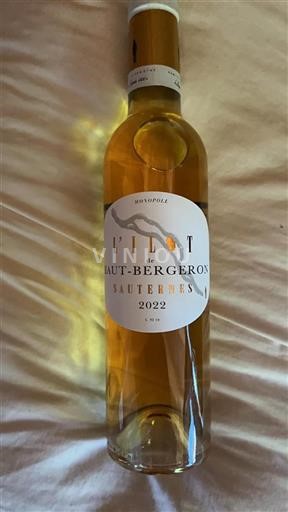 Bordéus Sauternes Château Haut-Bergeron L'Ilot 2022